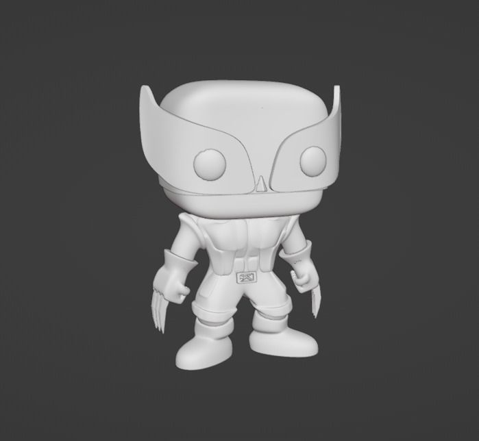 Wolverine from the Deadpool 3 Funko Pop 3d print model 3D model_6