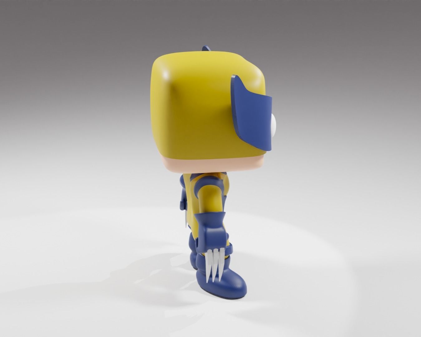 Wolverine from the Deadpool 3 Funko Pop 3d print model 3D model_2