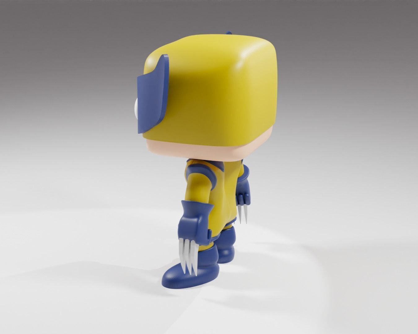 Wolverine from the Deadpool 3 Funko Pop 3d print model 3D model_11