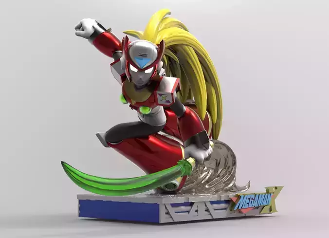 Zero - Megaman X 3D print model