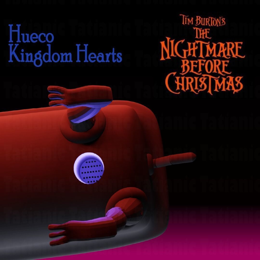 Ducha - kingdom hearts - THE NIGHTMARE BEFORE CHRISTMAS 3D print model_7