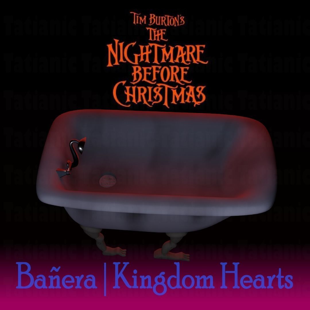 Ducha - kingdom hearts - THE NIGHTMARE BEFORE CHRISTMAS 3D print model_4
