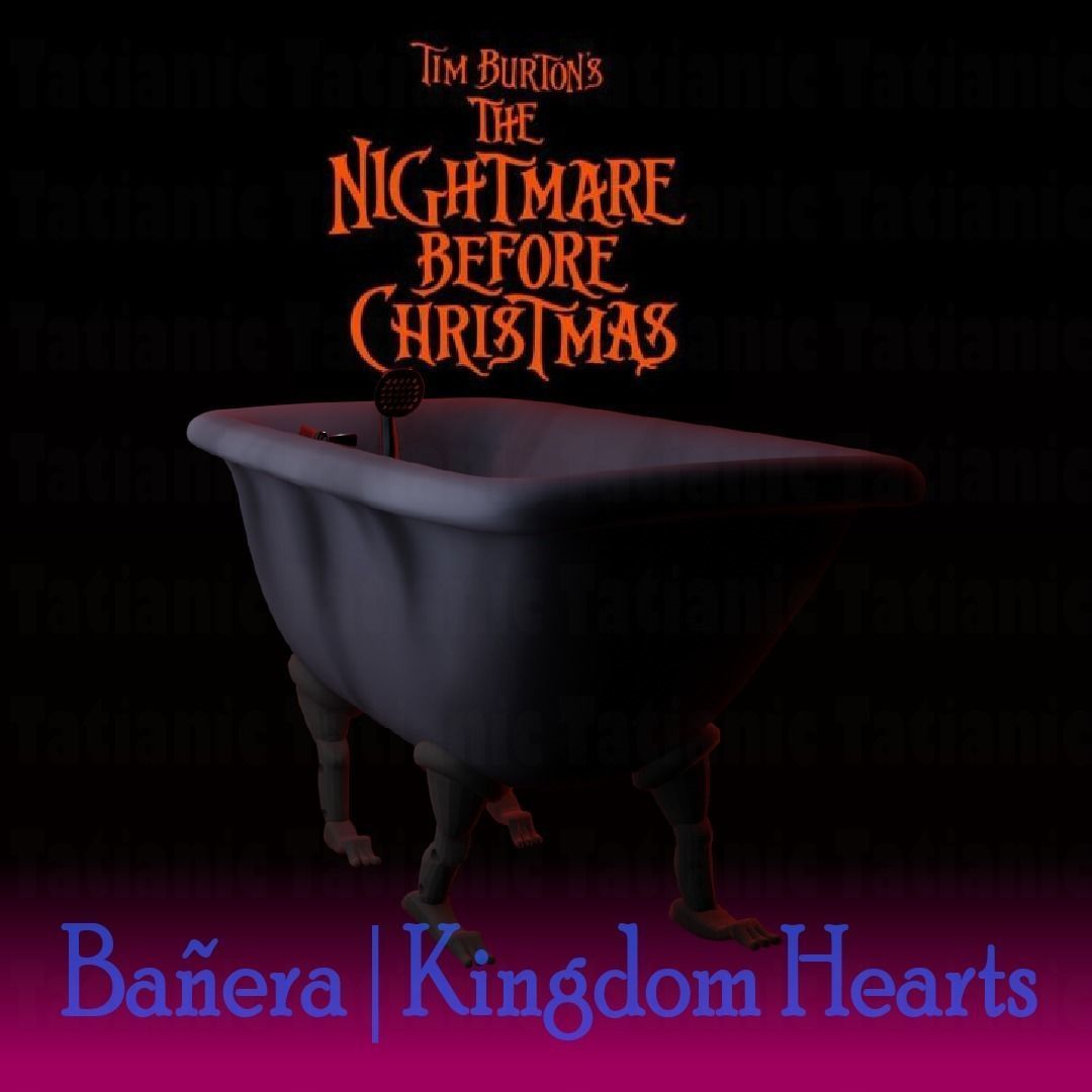 Ducha - kingdom hearts - THE NIGHTMARE BEFORE CHRISTMAS 3D print model_5