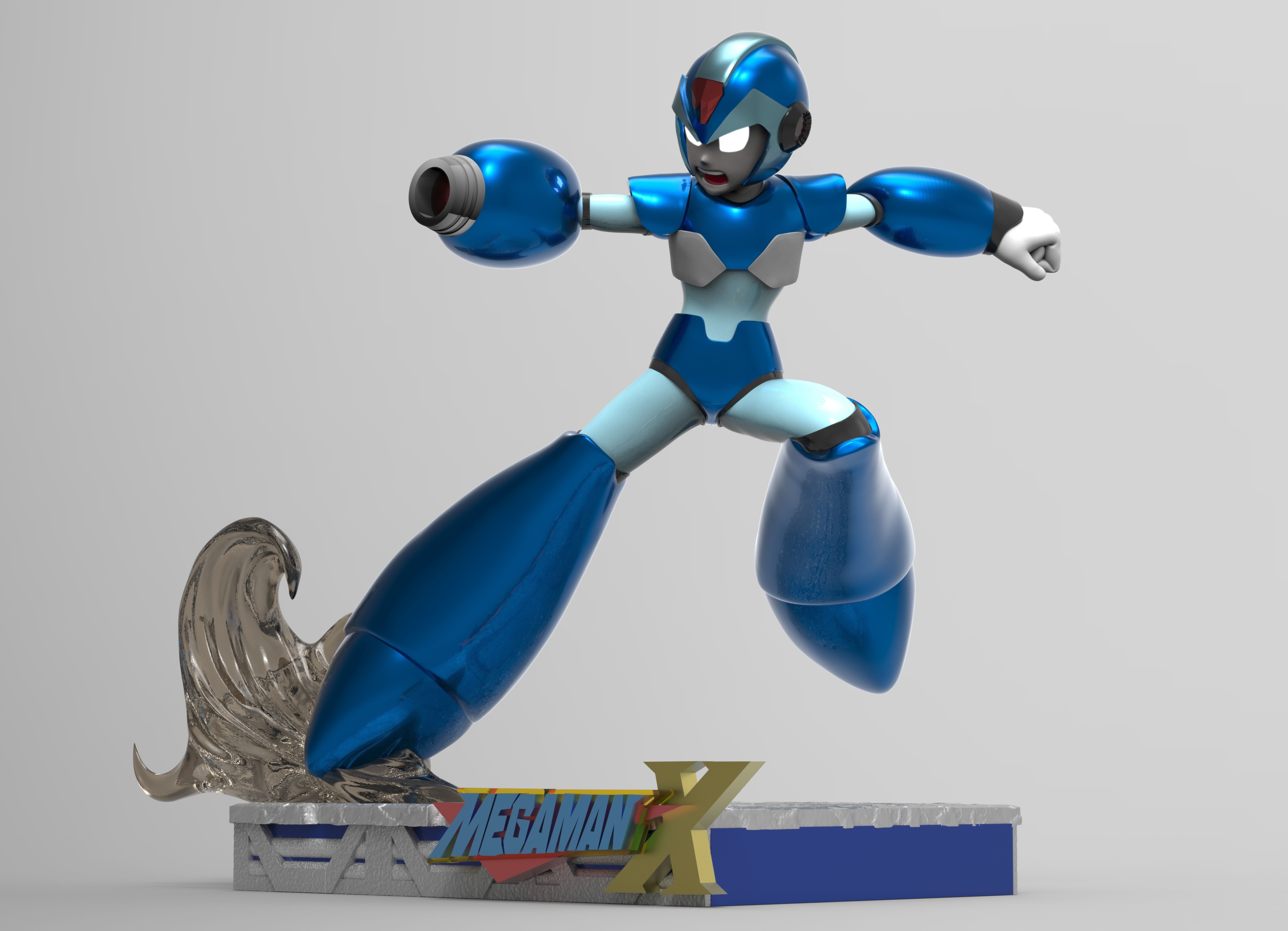 Megaman X 3D print model_2