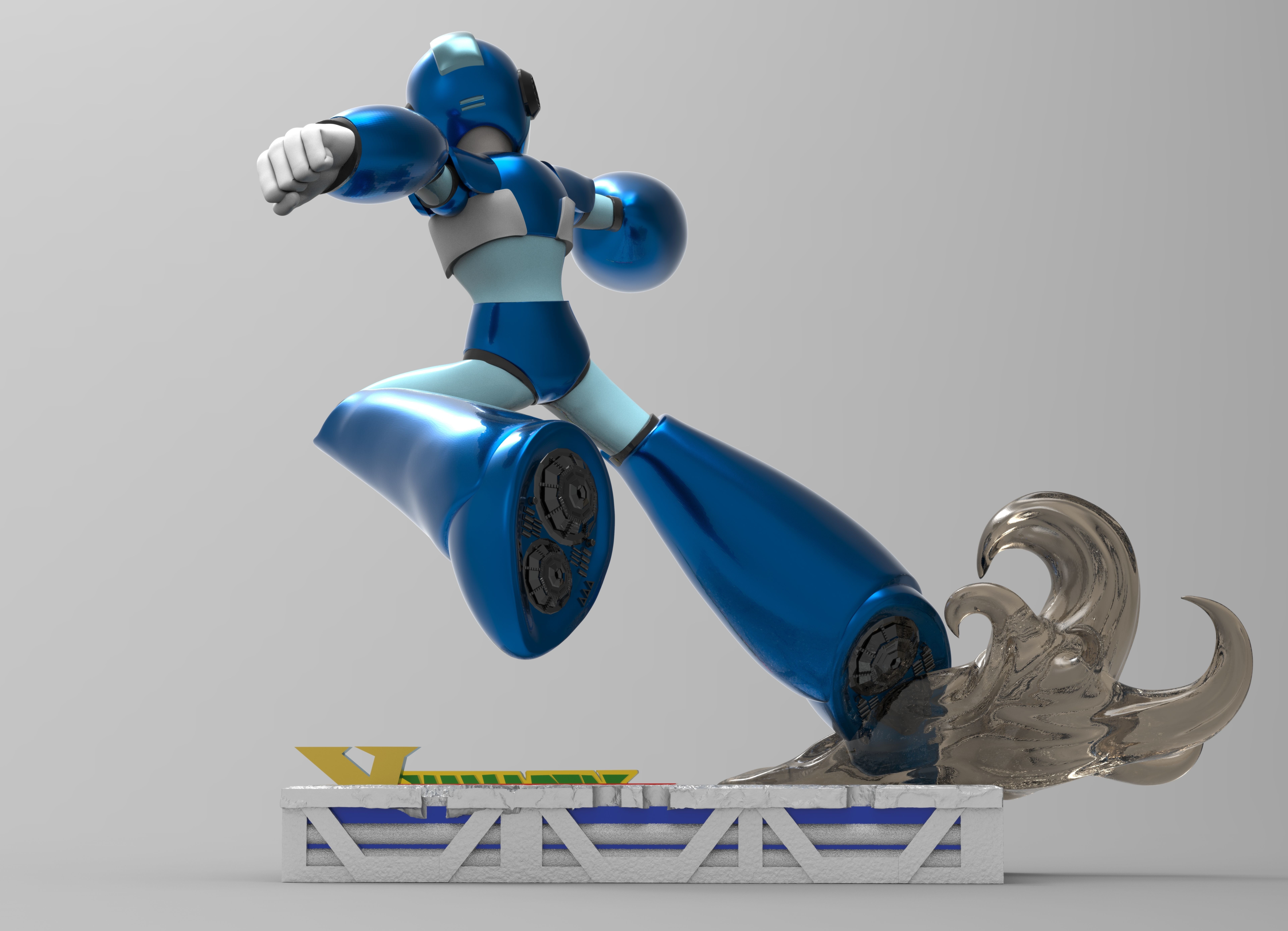 Megaman X 3D print model_3