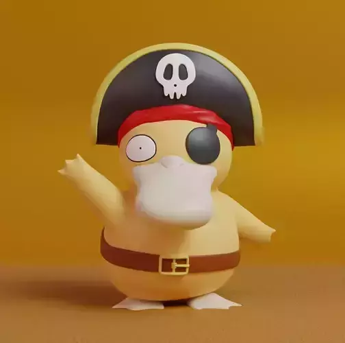 Pokemon - Psyduck Pirate Halloween