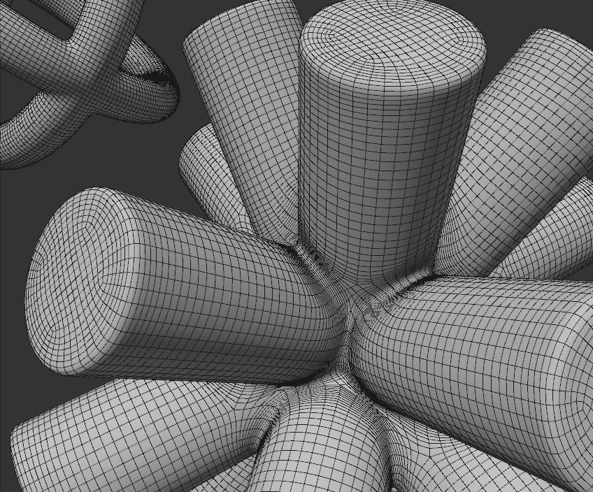 Pack 16 Abstract Geometric Shapes Primitive Doodads Low-poly 3D model_21