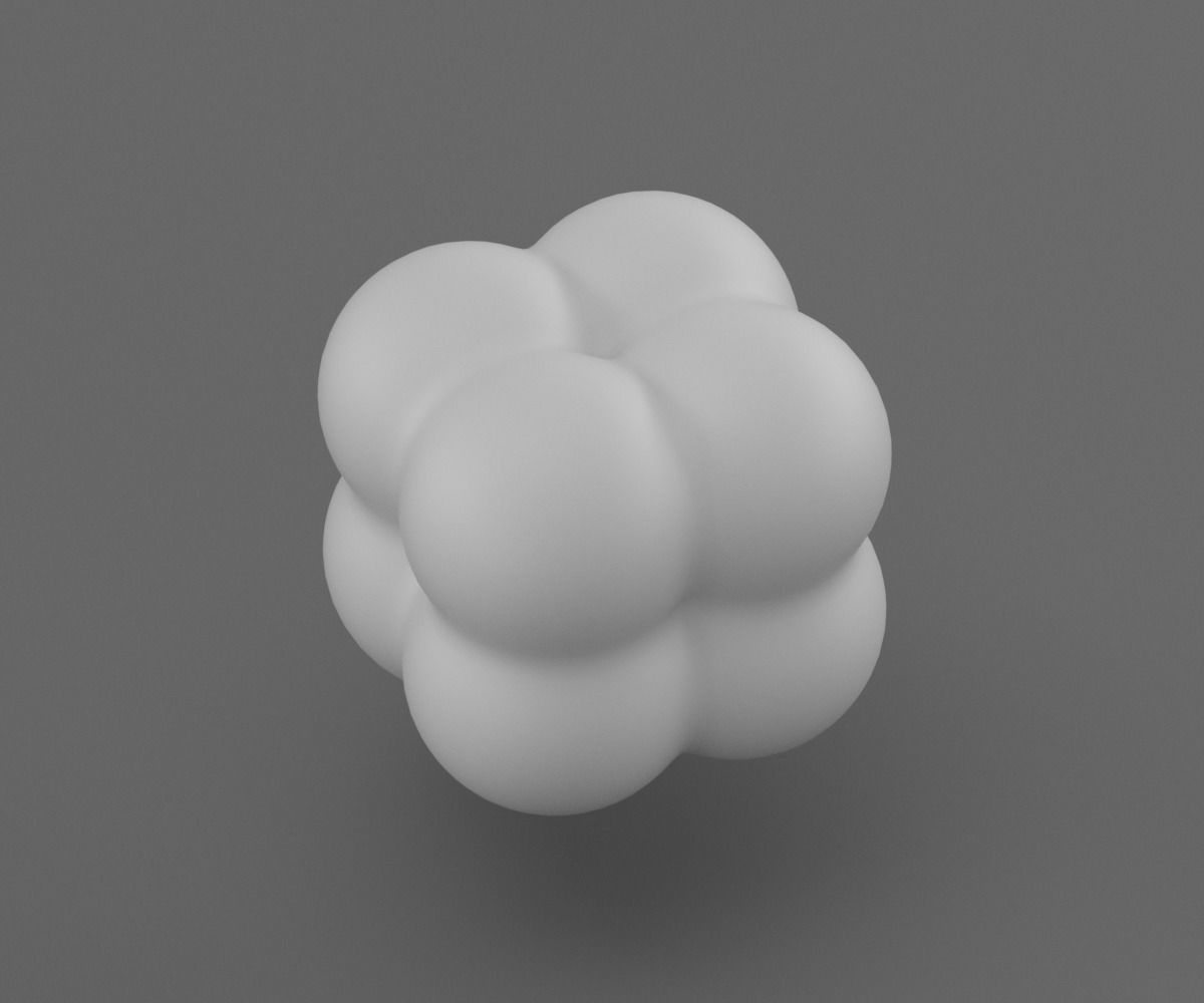 Pack 16 Abstract Geometric Shapes Primitive Doodads Low-poly 3D model_14