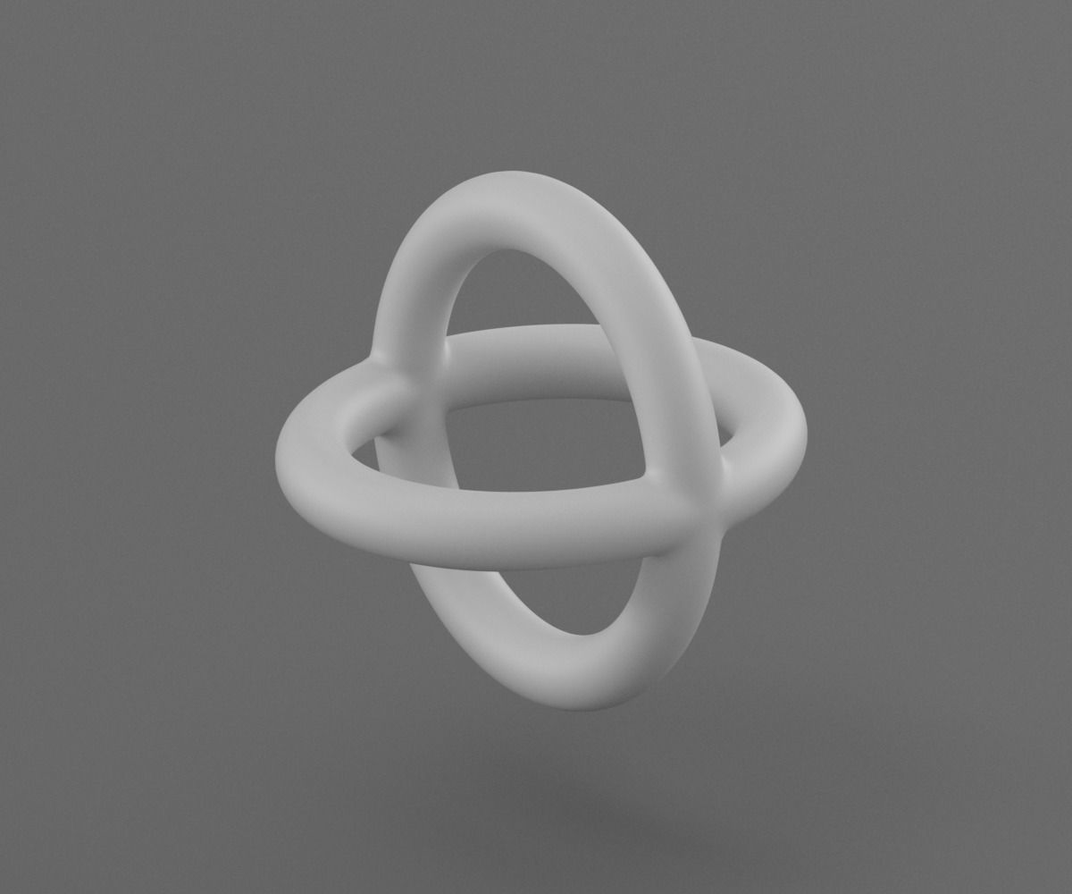 Pack 16 Abstract Geometric Shapes Primitive Doodads Low-poly 3D model_7