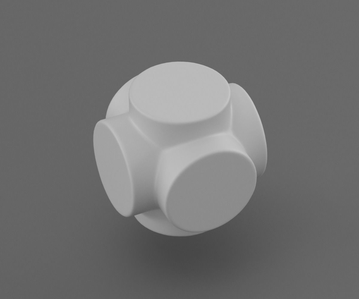 Pack 16 Abstract Geometric Shapes Primitive Doodads Low-poly 3D model_16