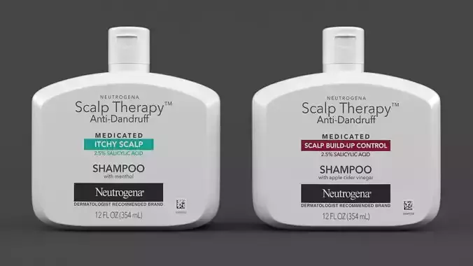Neutrogena Shampoo Bottle 3D model