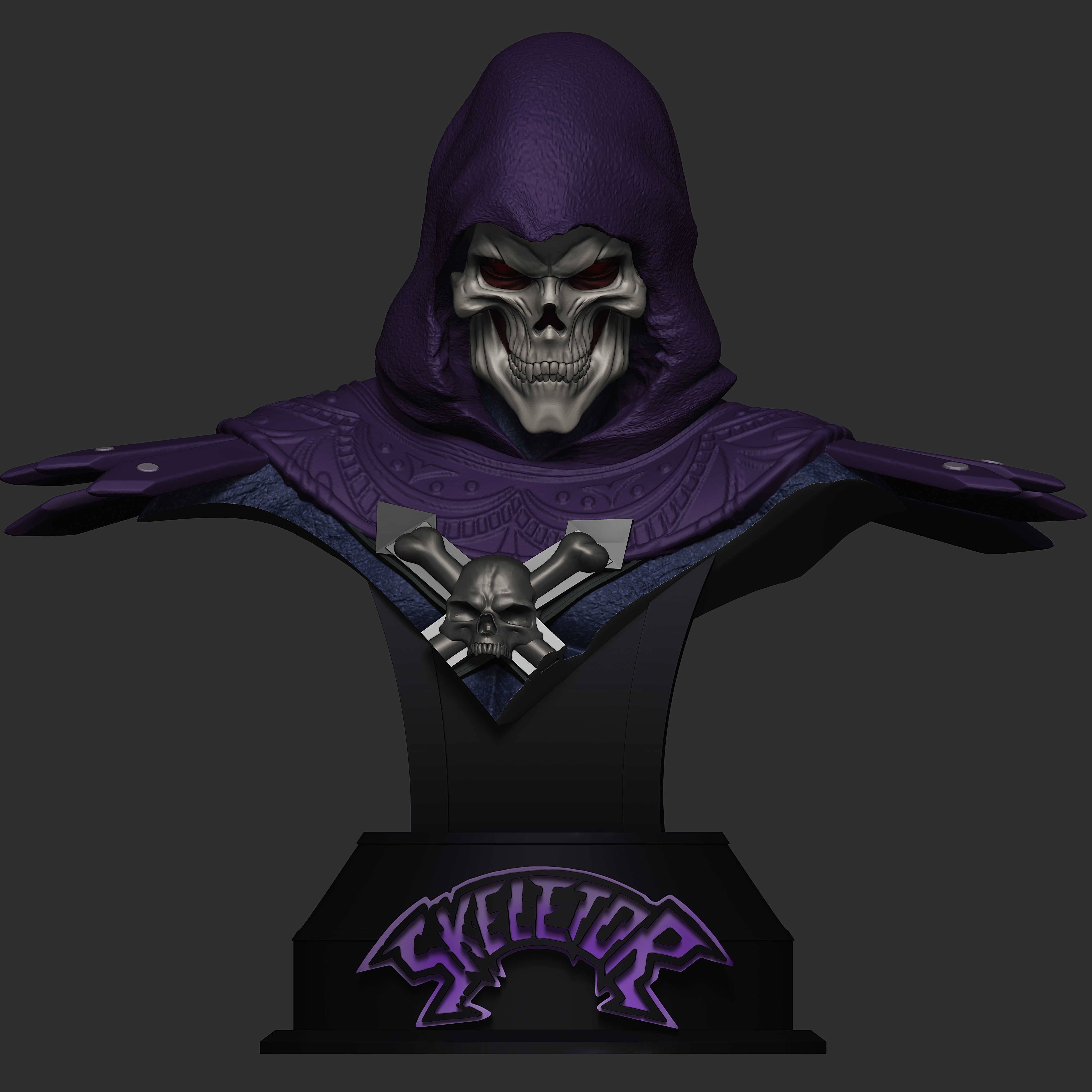 Skeletor from HeMan STL 3d printing collectibles by CG Pyro 3D model 3D ...