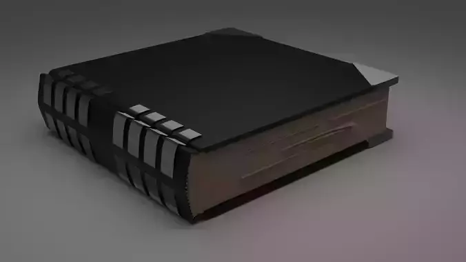 Detailed leather book