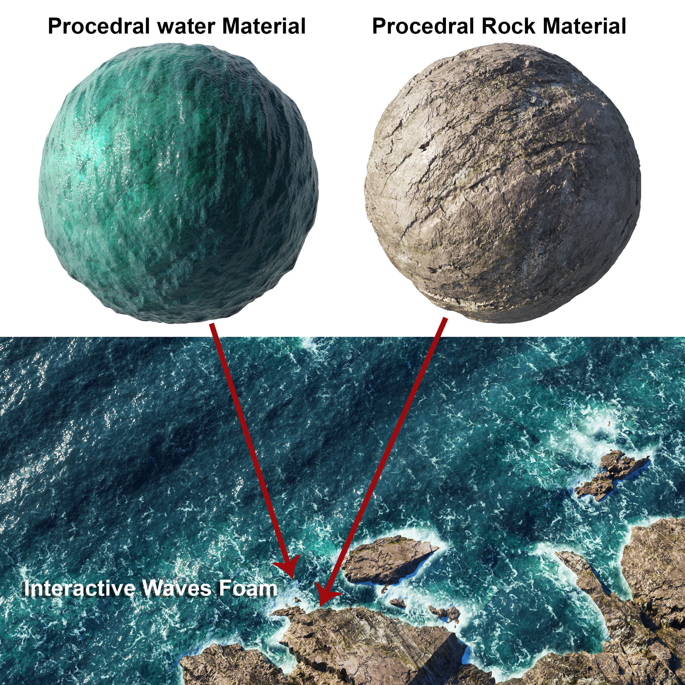 Rocky Shore Line 3D model_3