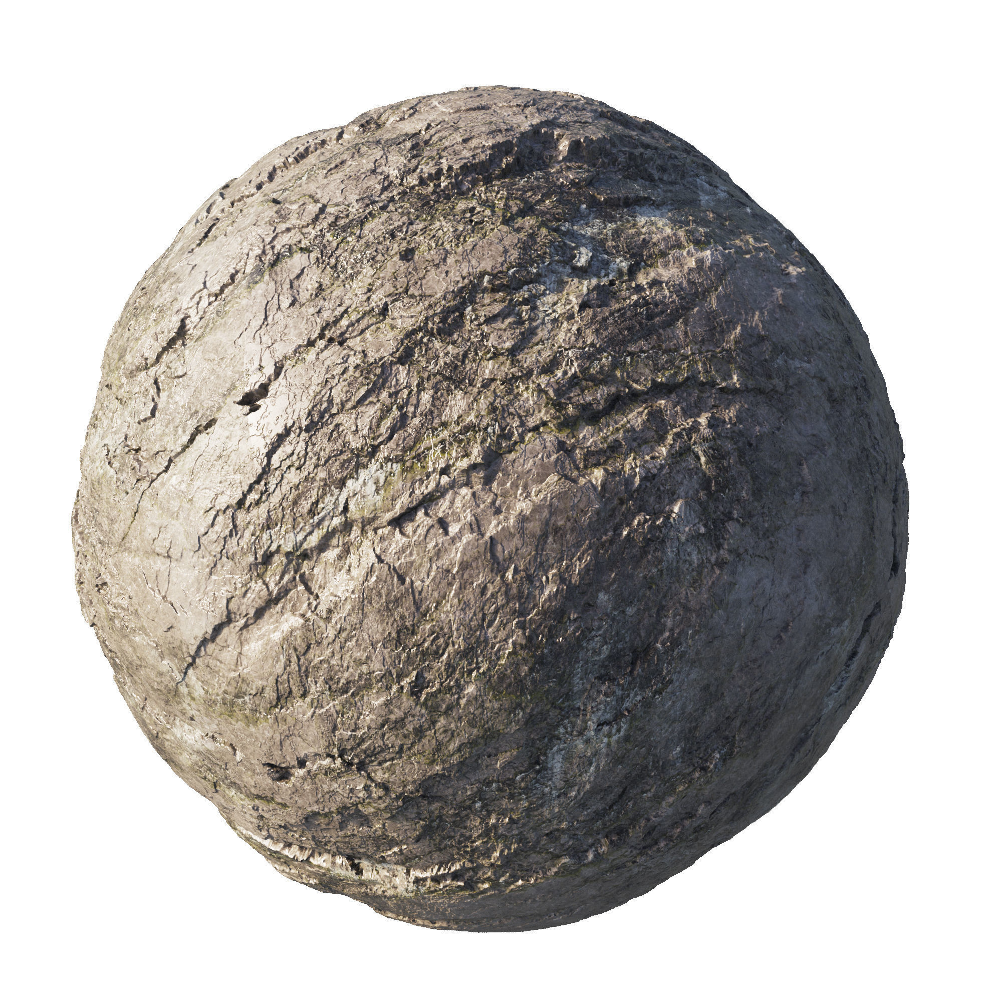 Rocky Shore Line 3D model_7