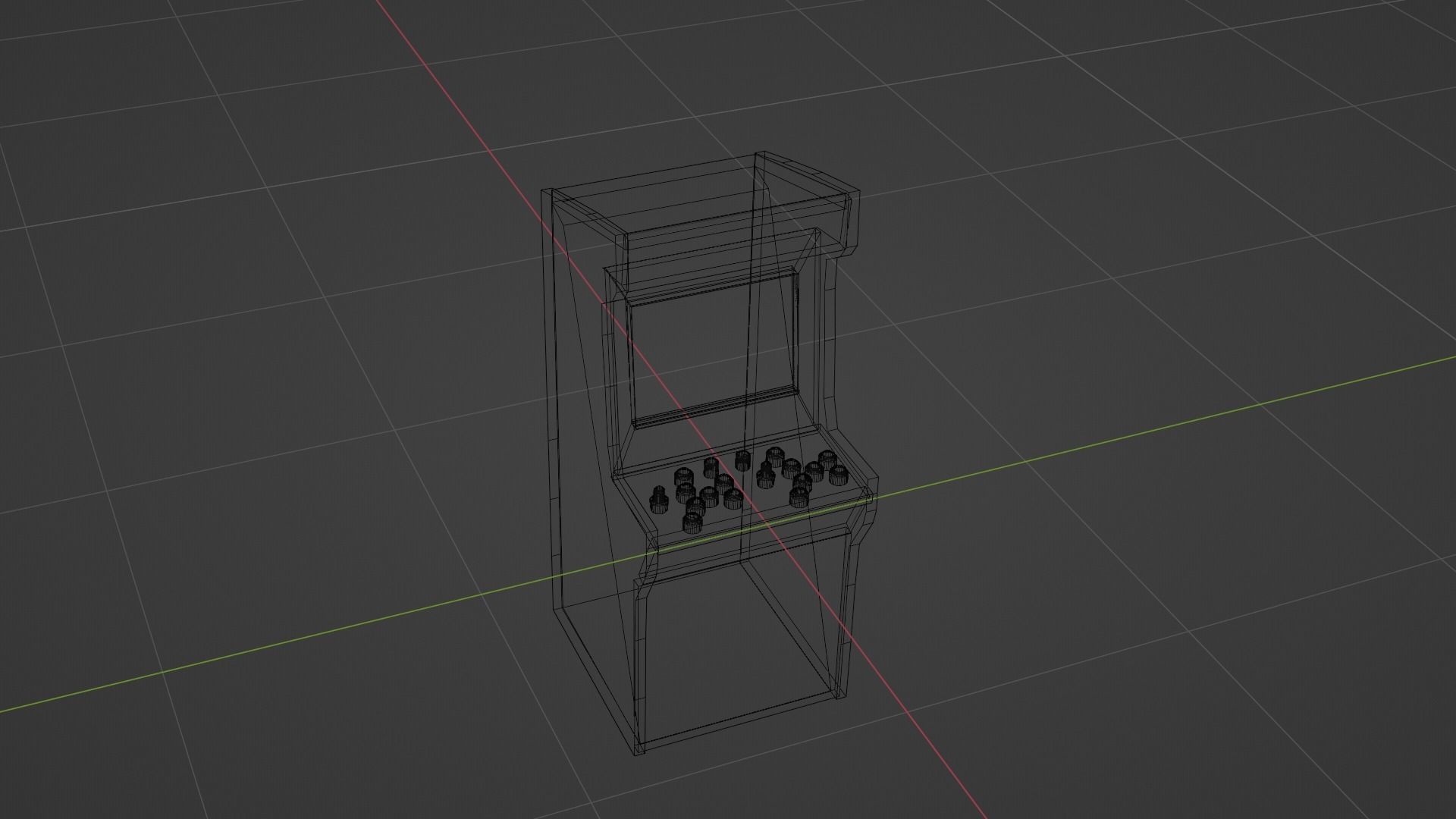Mortal Kombat 1 Arcade Game 3D model_6