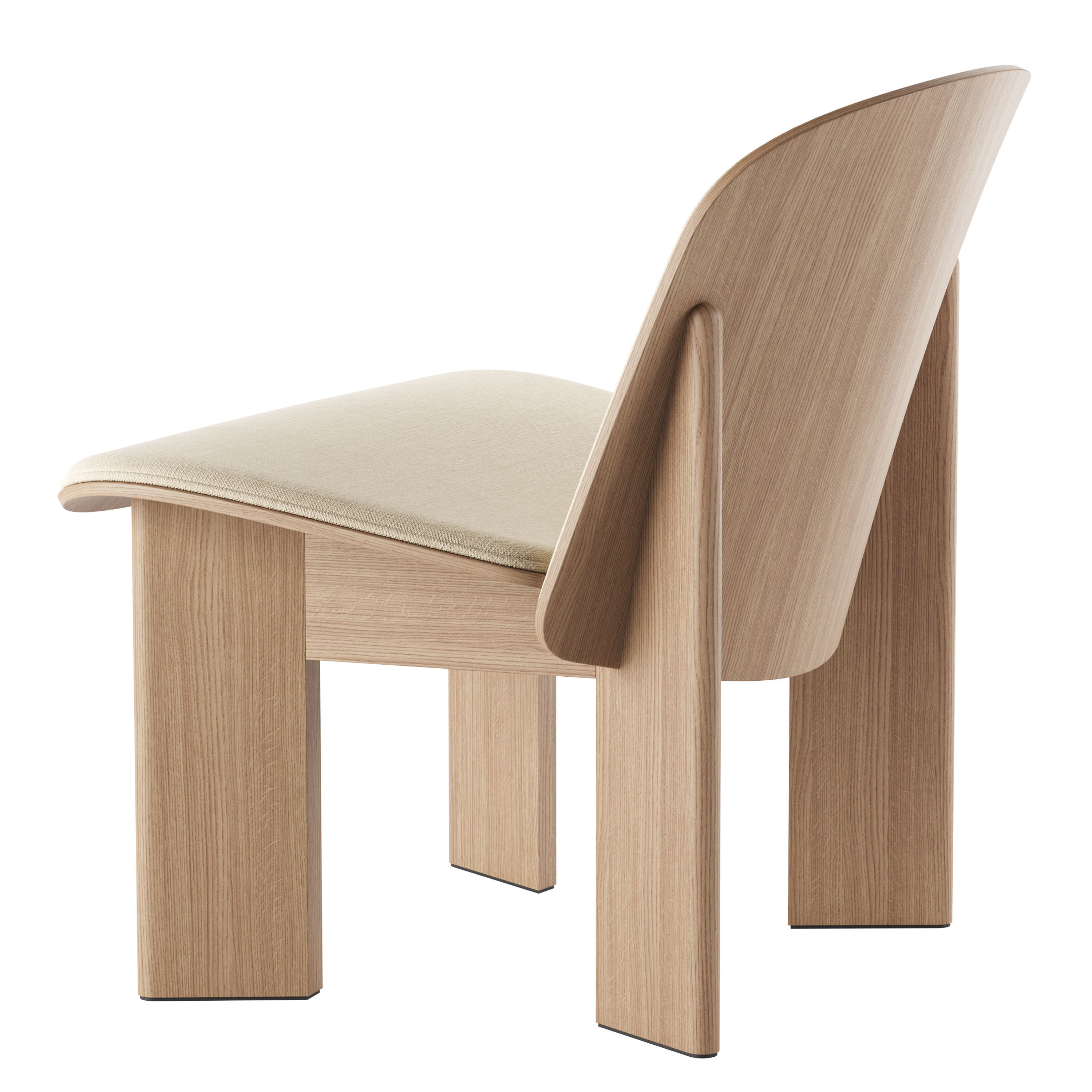 Chisel Lounge Chair By Hay 3D model_5