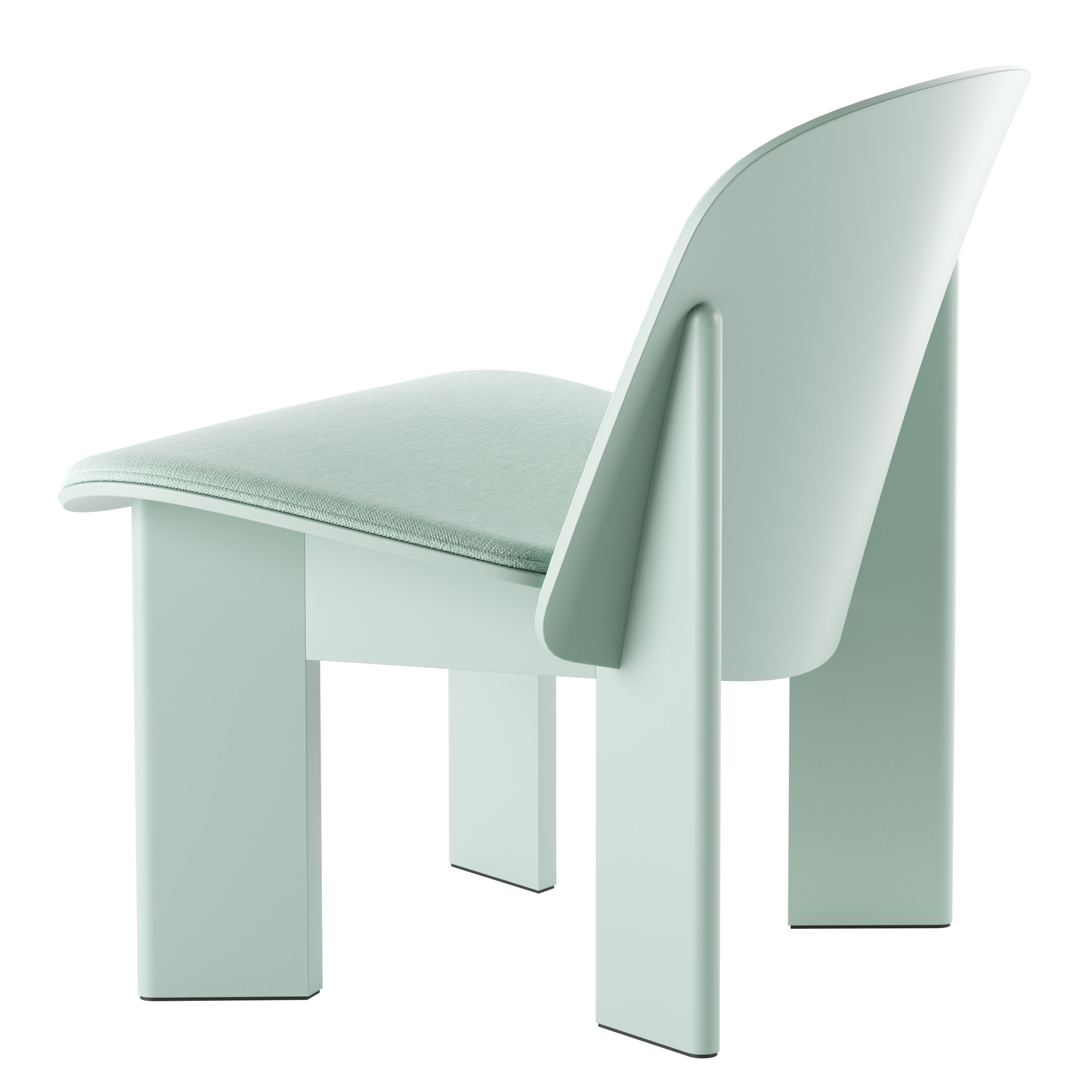 Chisel Lounge Chair By Hay 3D model_6