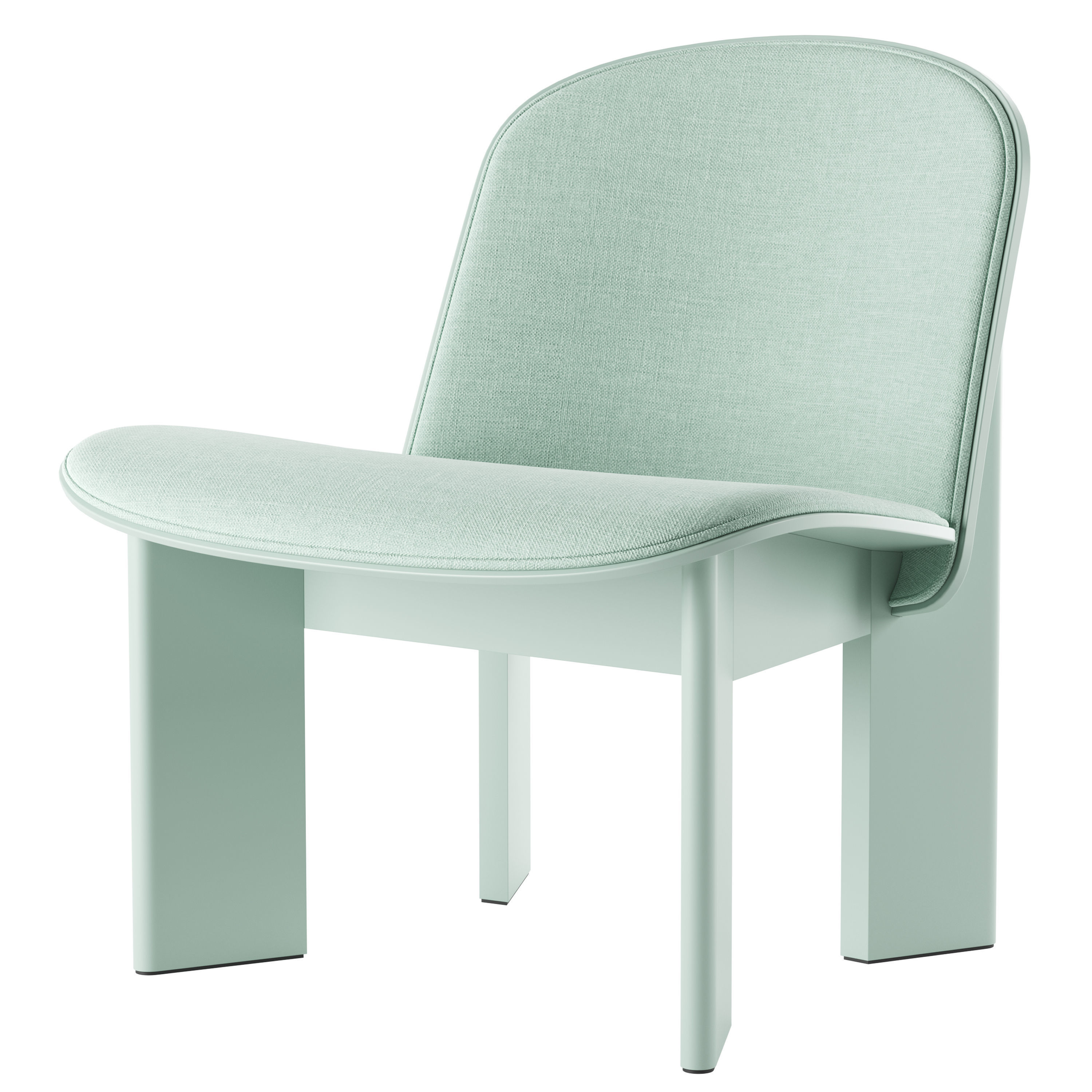 Chisel Lounge Chair By Hay 3D model_9