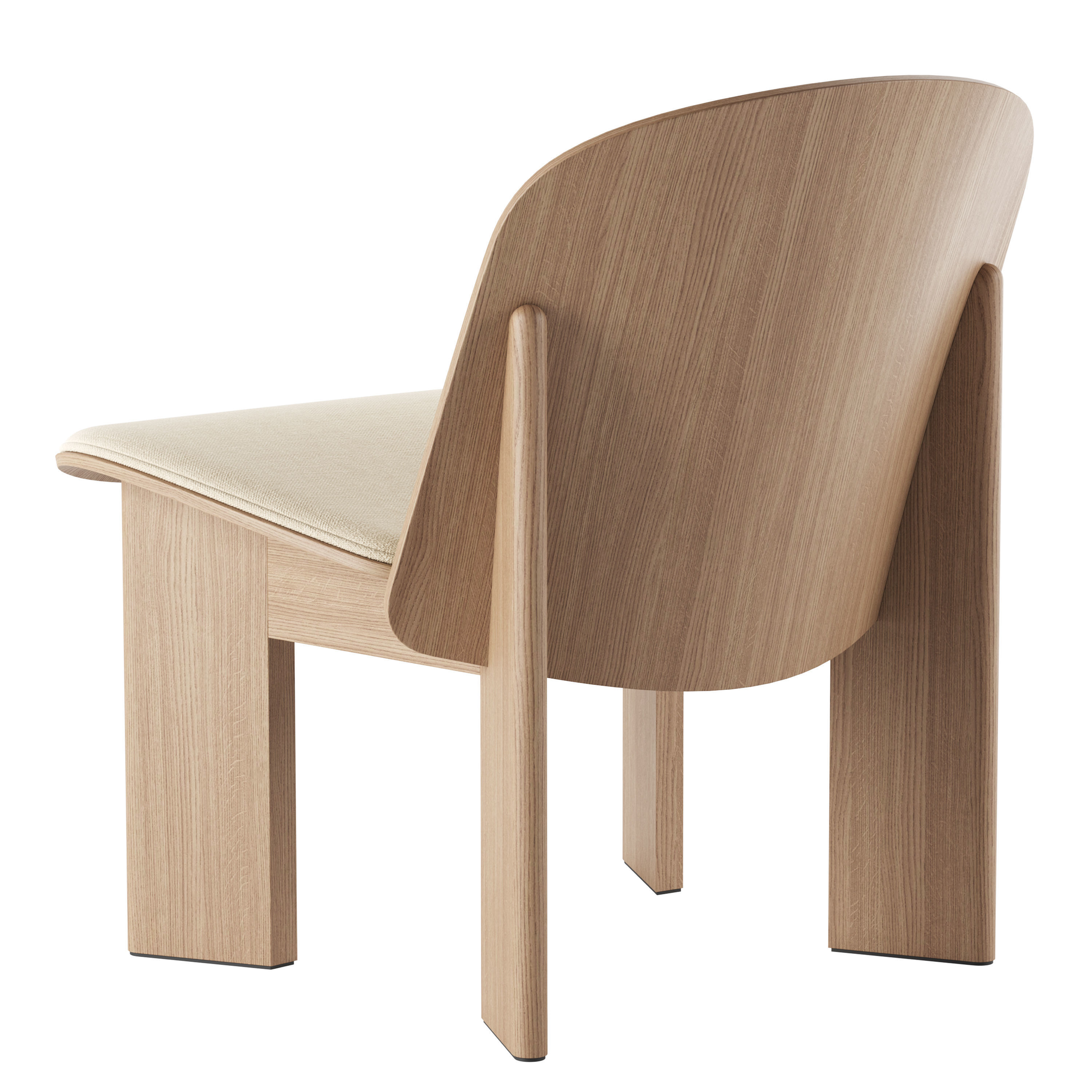 Chisel Lounge Chair By Hay 3D model_11