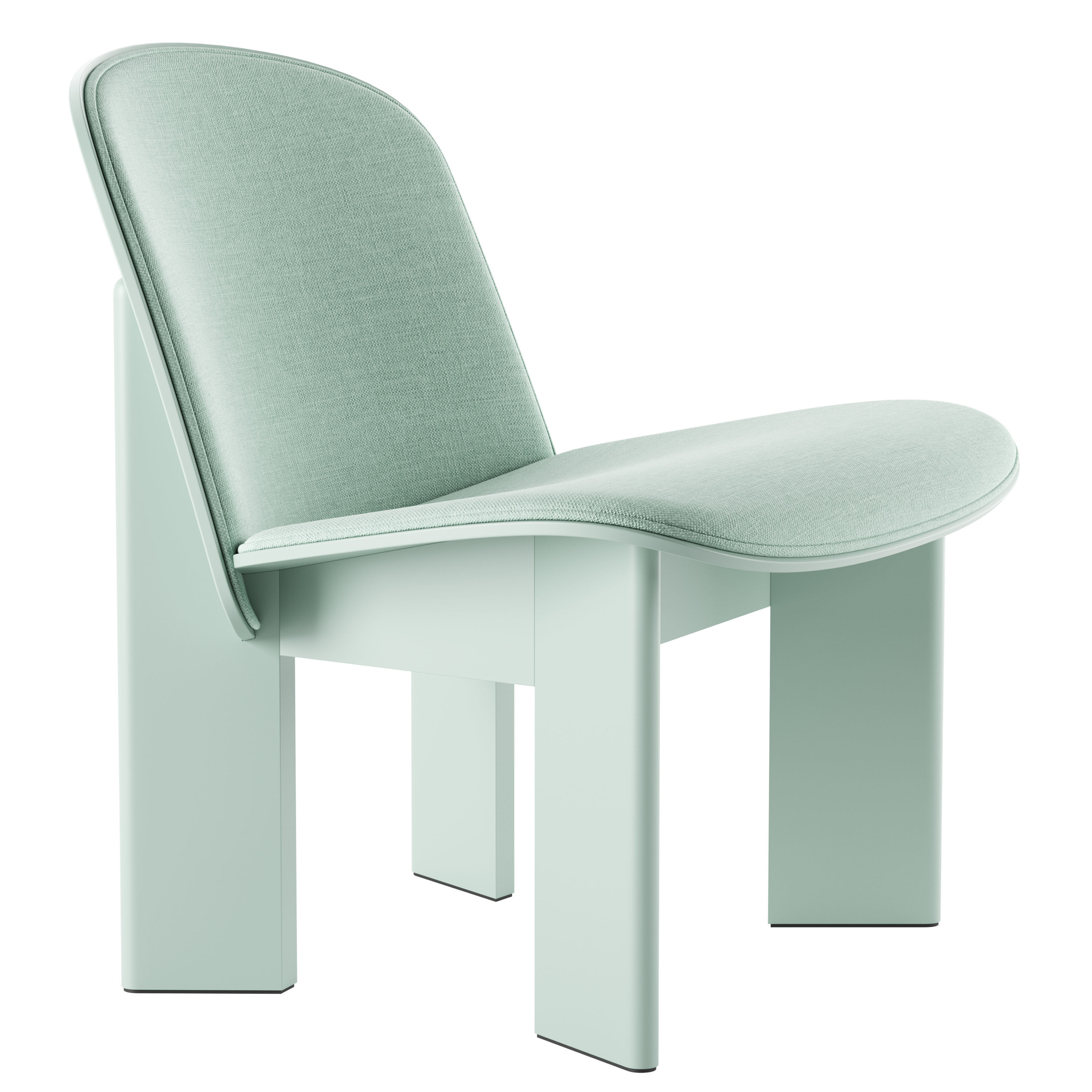 Chisel Lounge Chair By Hay 3D model_2