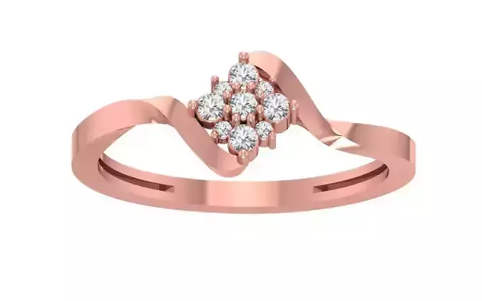 Women Wedding Engagement Bridal Ring