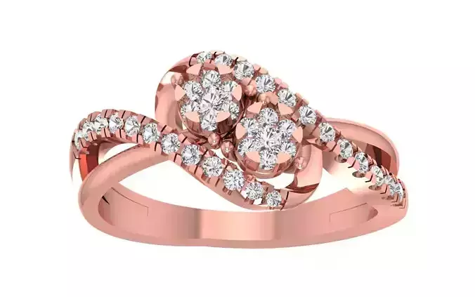 Women Wedding Engagement Bridal Ring