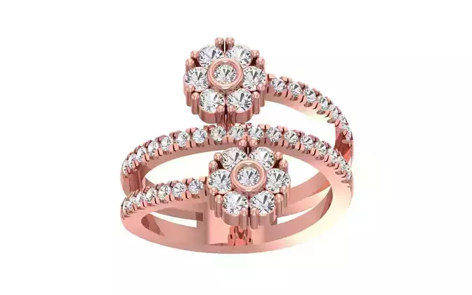 Women Wedding Engagement Bridal Ring
