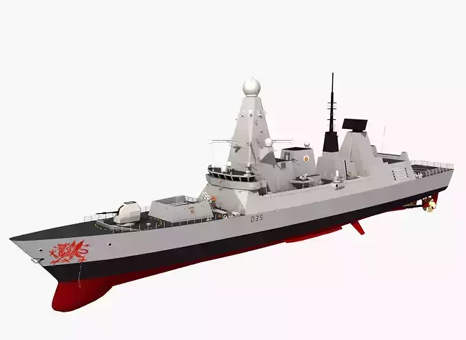 TYPE 45 DESTROYER HMS DRAGON