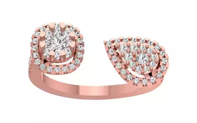 Women Wedding Engagement Bridal Ring