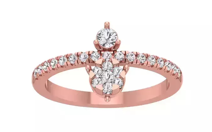 Women Wedding Engagement Bridal Ring
