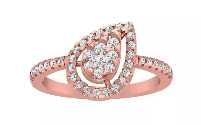 Women Wedding Engagement Bridal Ring