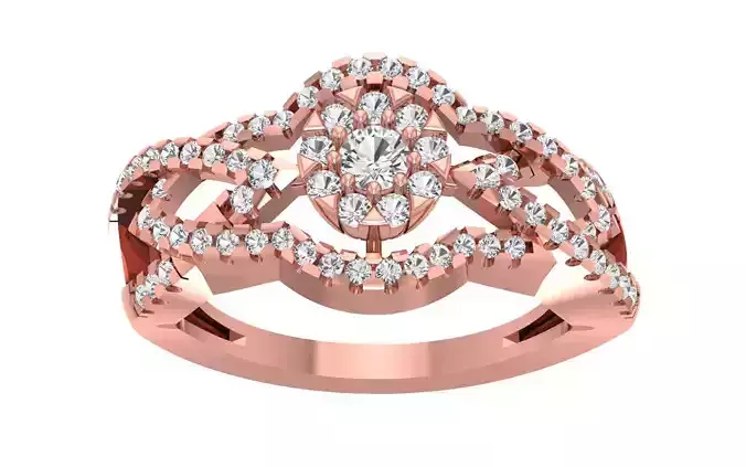 Women Wedding Engagement Bridal Ring
