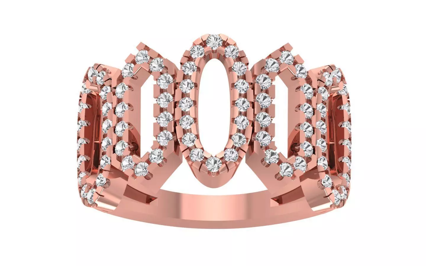 Women Wedding Band Ring 3D print model