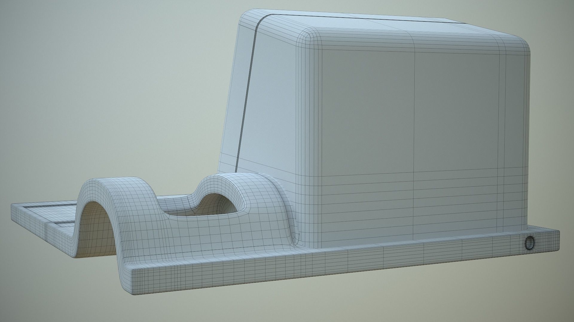 Talking Computer for Kids Learning Low-poly 3D model_21