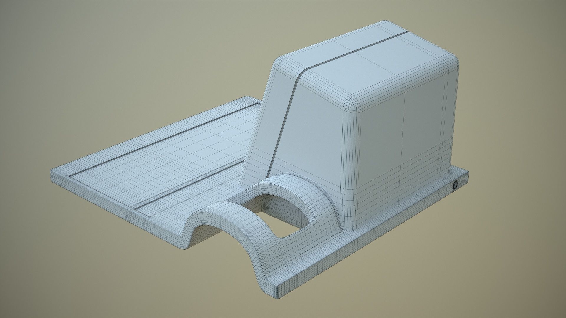 Talking Computer for Kids Learning Low-poly 3D model_18