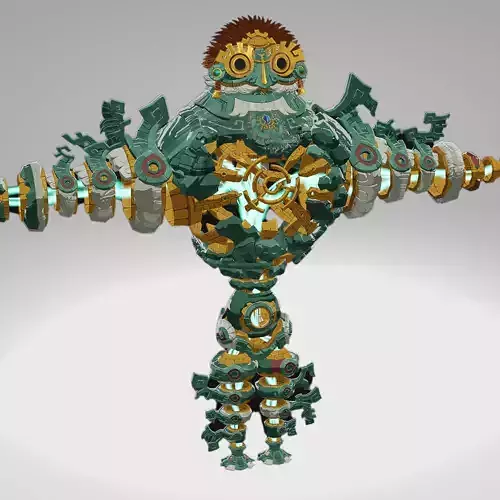 Legend of Zelda Tears of The Kingdom - Miners Construct