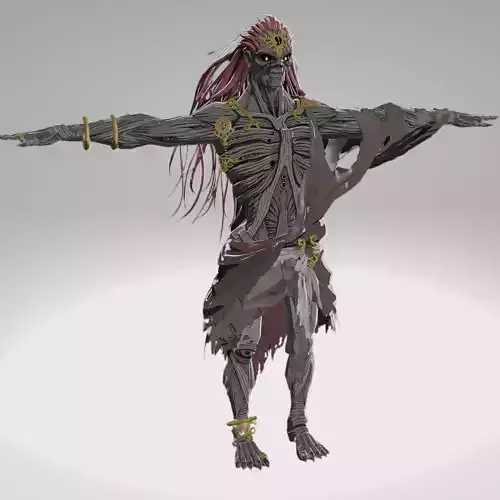 Legend of Zelda Tears of The Kingdom - Ganondorf    Decay  Low-poly 3D model