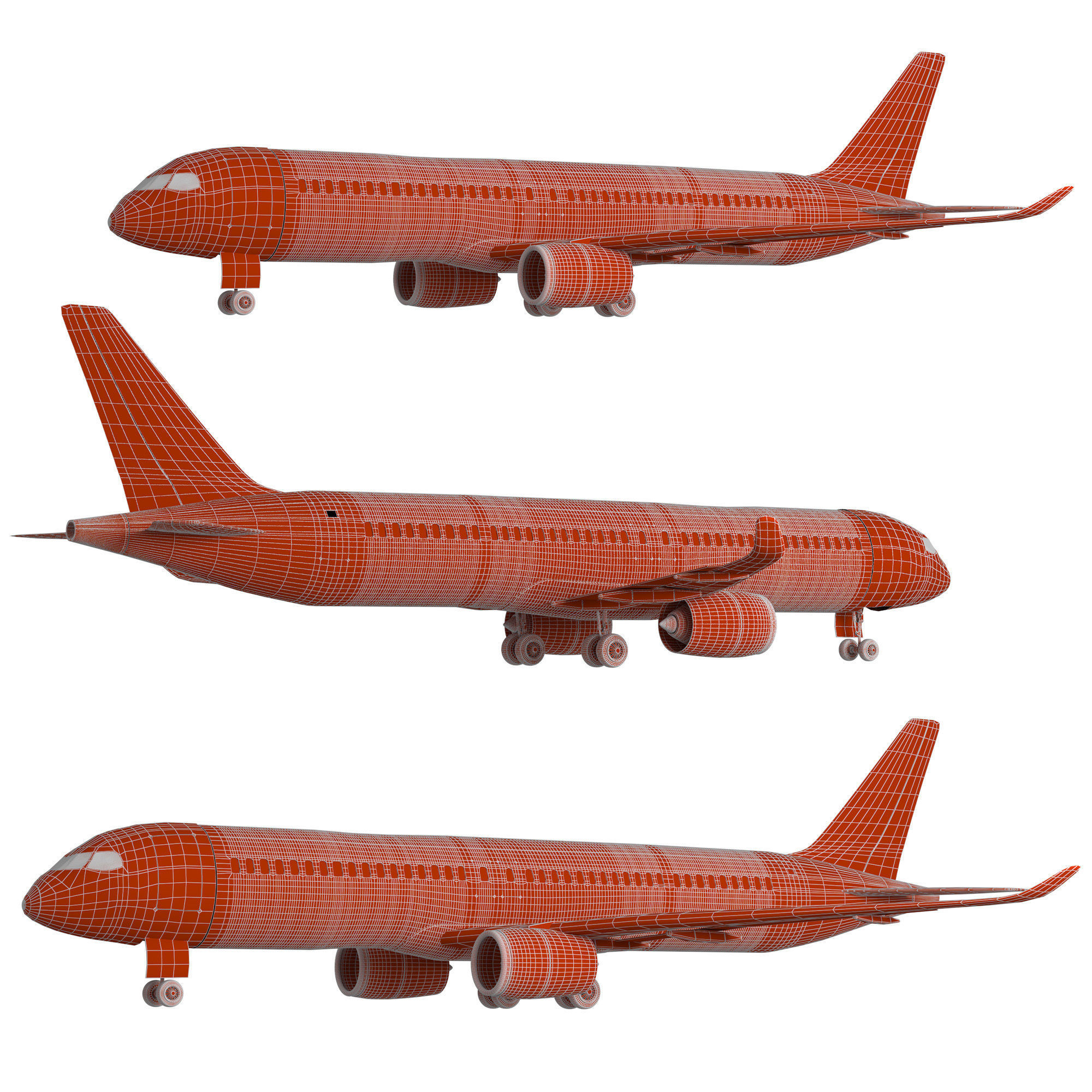 C919 Airplane 3D model_3