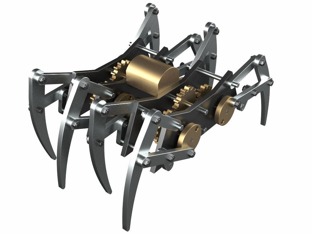 Spider Robot 3D model_2