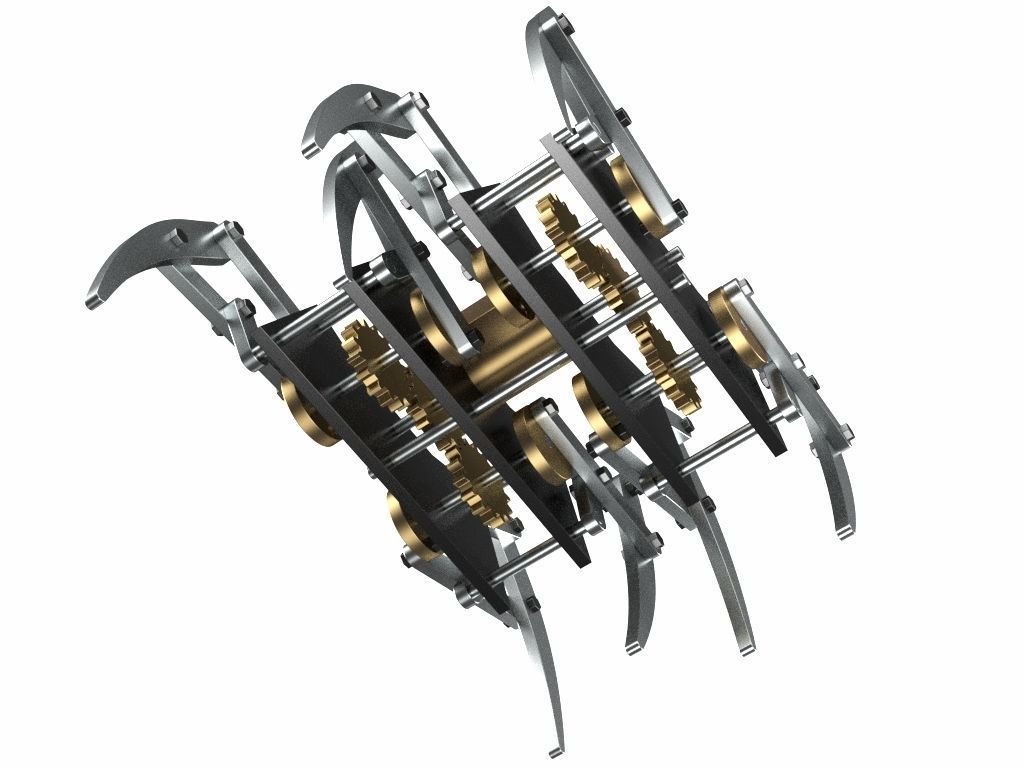 Spider Robot 3D model_9