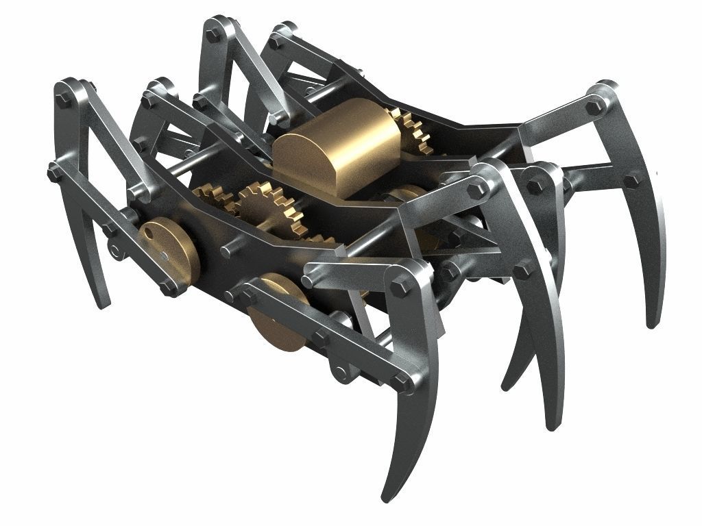 Spider Robot 3D model_4