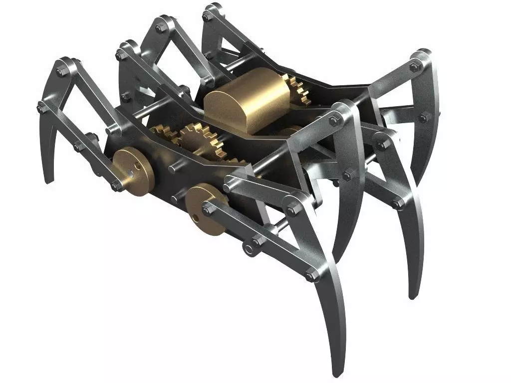 Spider Robot 3D model_0