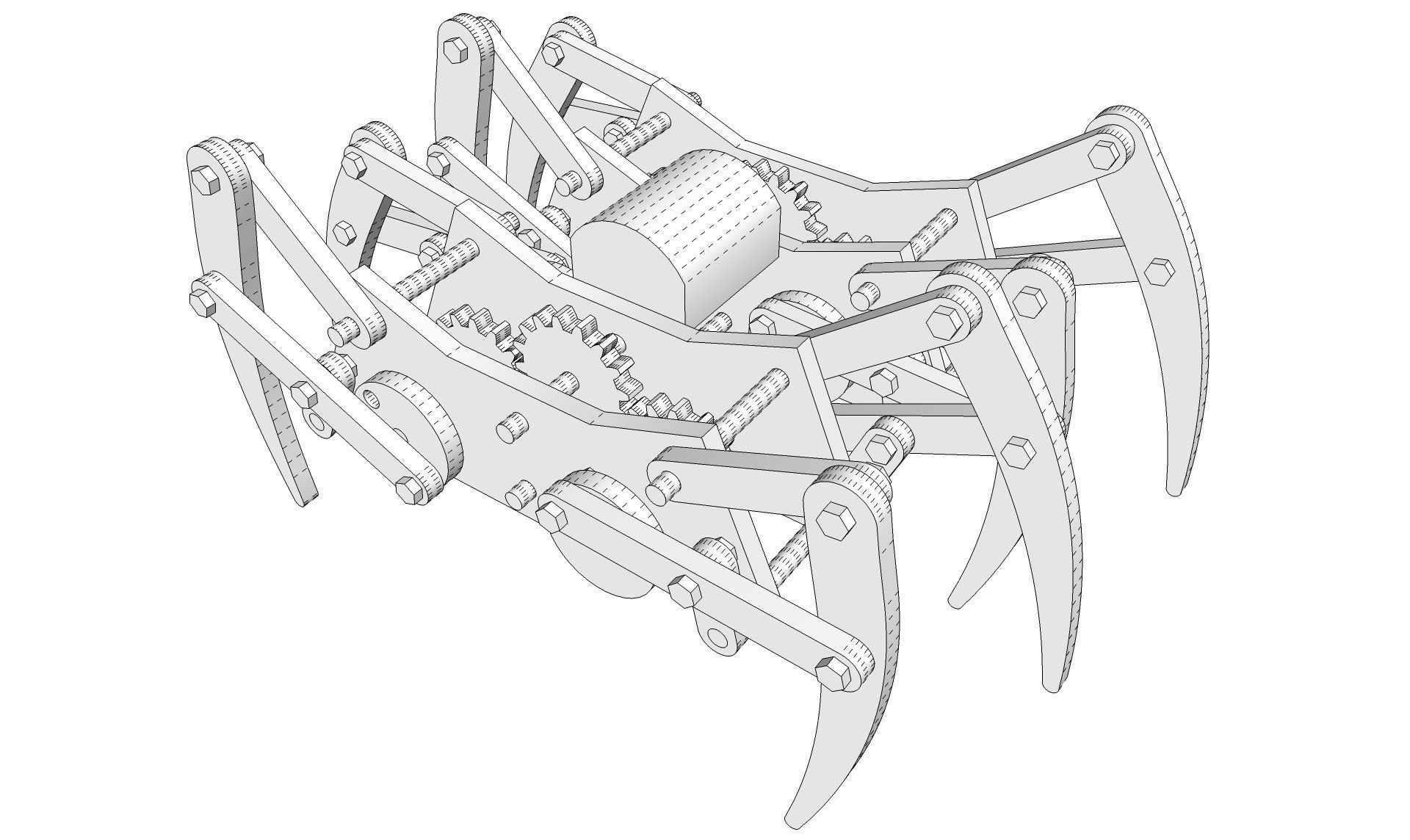 Spider Robot 3D model_11