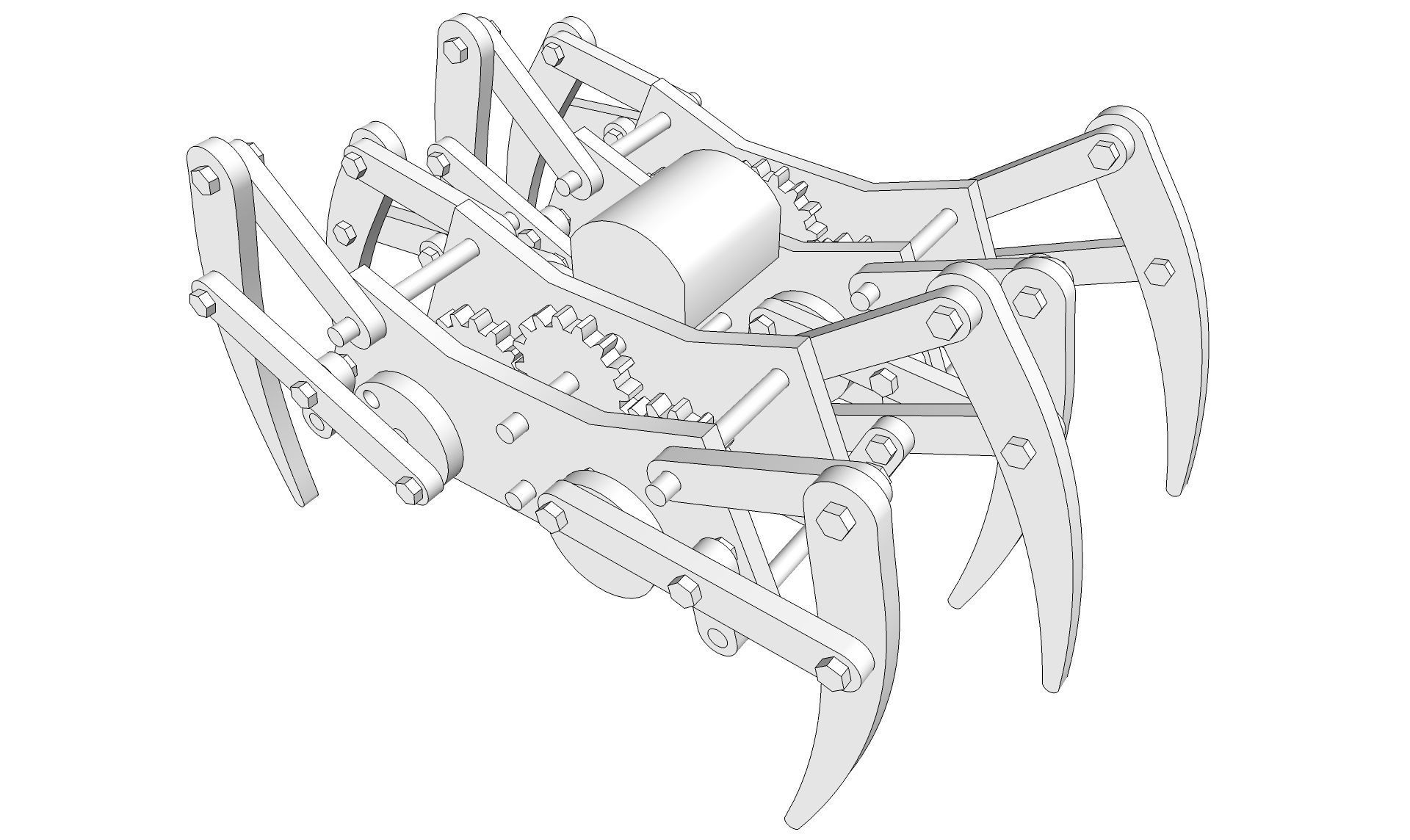 Spider Robot 3D model_10