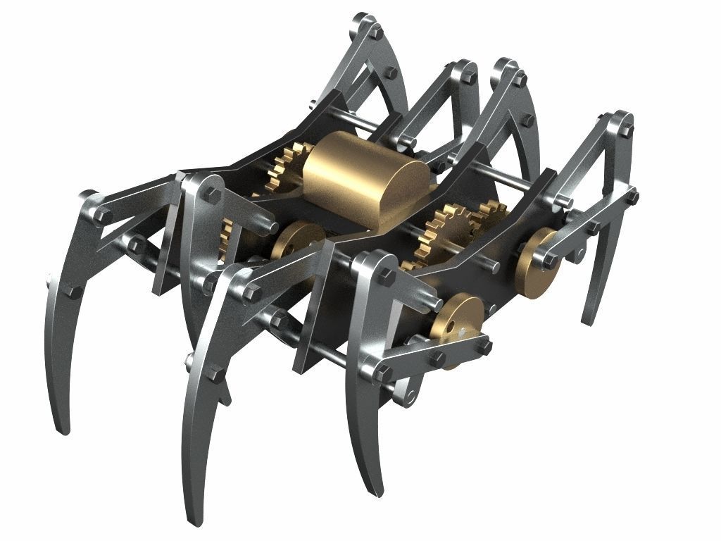 Spider Robot 3D model_6