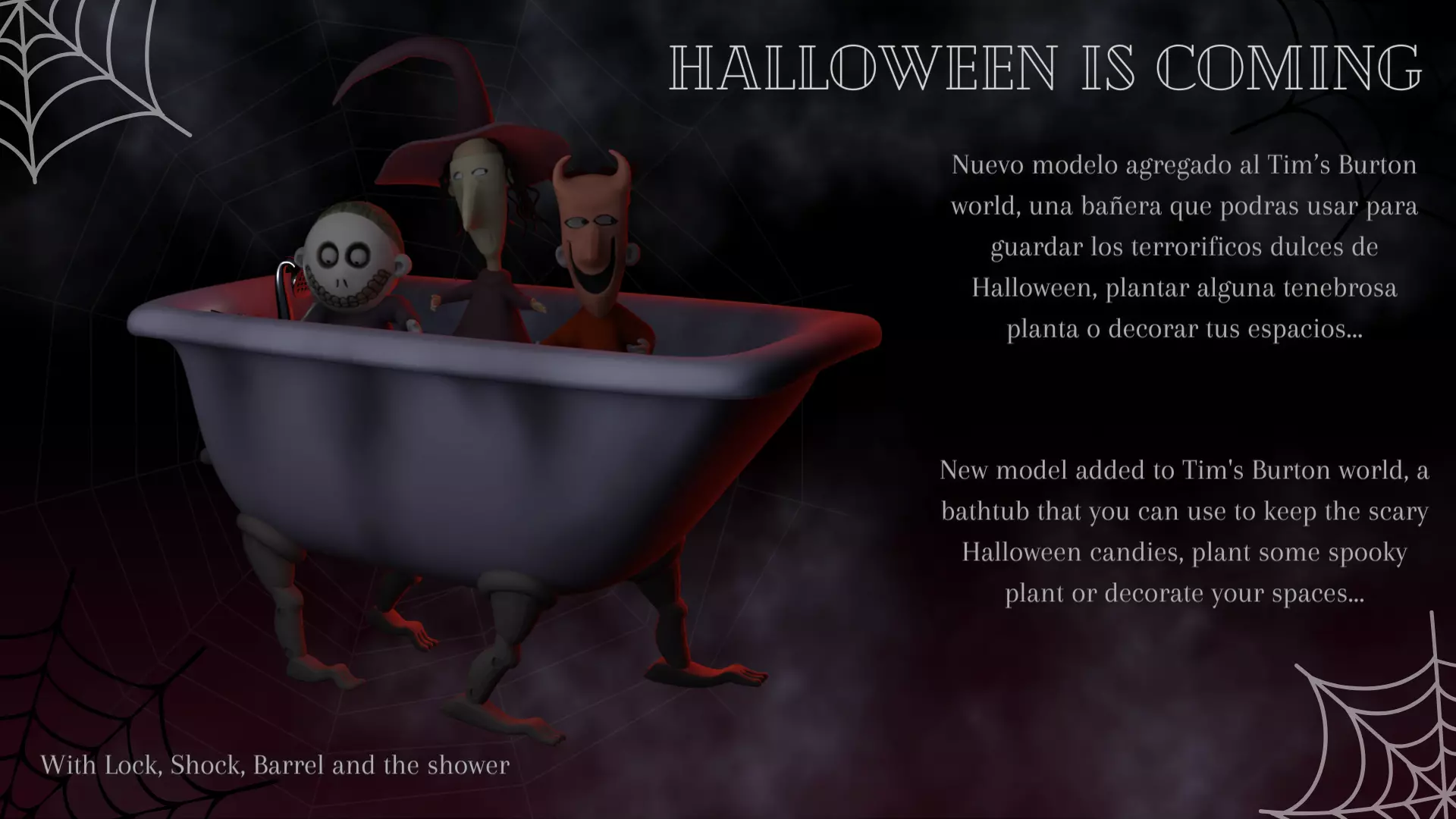 Halloween pack - nightmare before christmas 3D print model_0