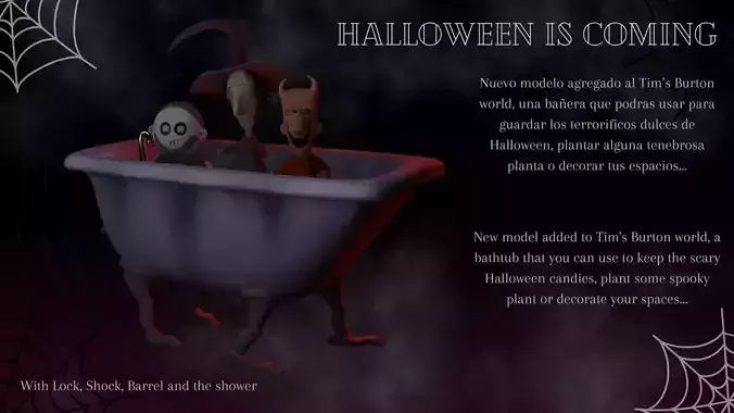 Halloween pack - nightmare before christmas 3D print model