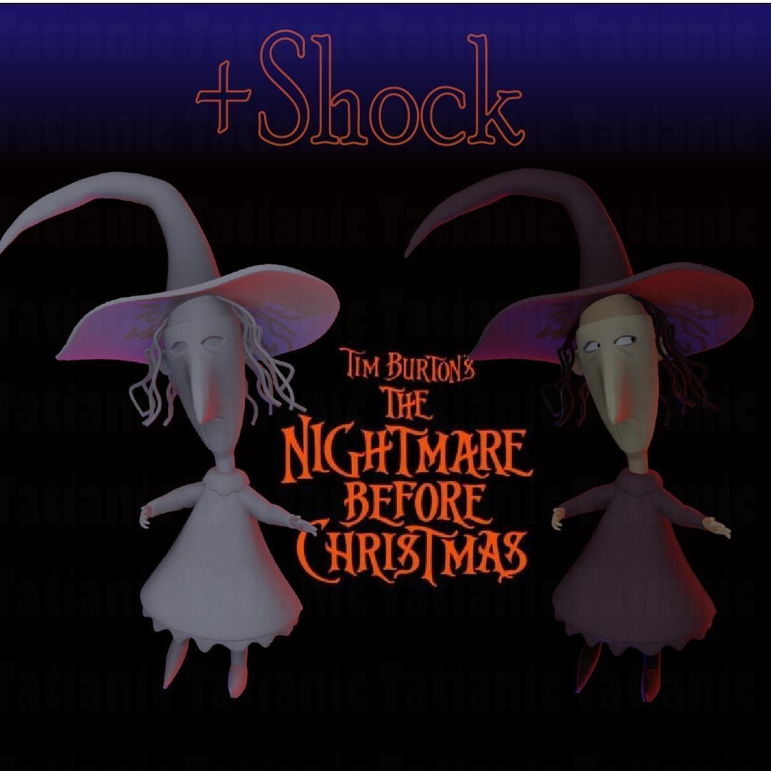 Halloween pack - nightmare before christmas 3D print model_10