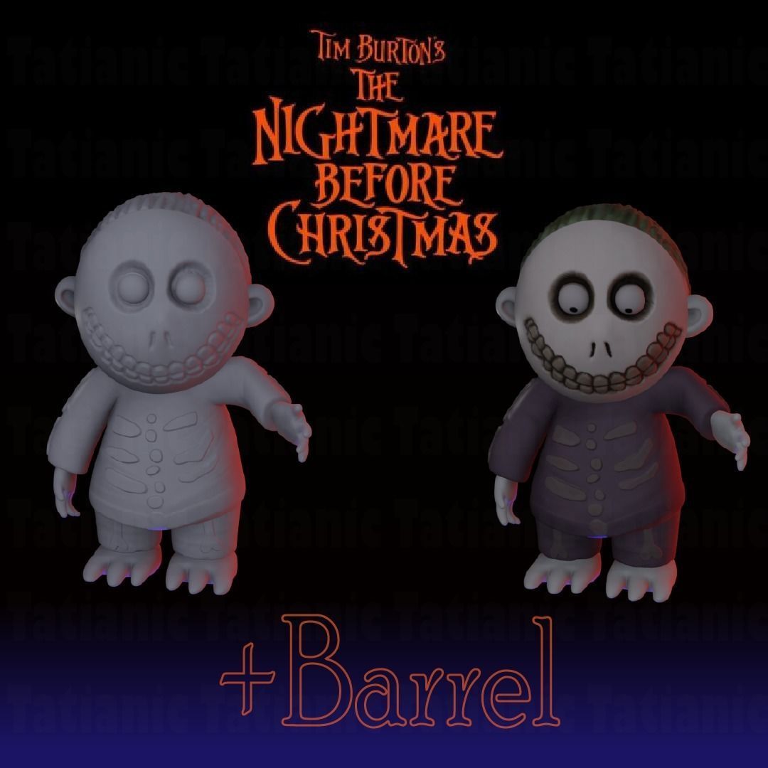 Halloween pack - nightmare before christmas 3D print model_11